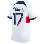 Nogometni Dresovi Paris Saint-Germain Vitinha 17 Gostujući 2023-24 Kratkih Rukava